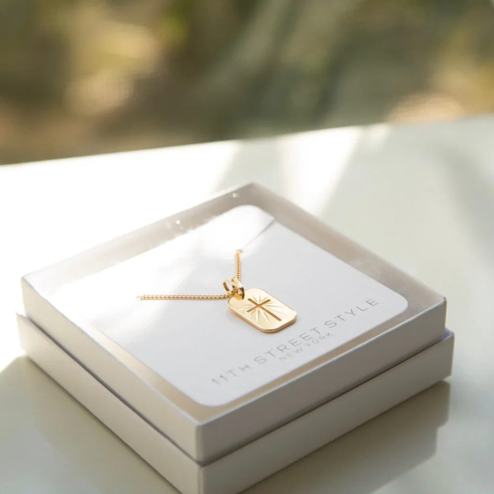 Cross Necklace | 18k Gold Filled - Picture 2 of 9